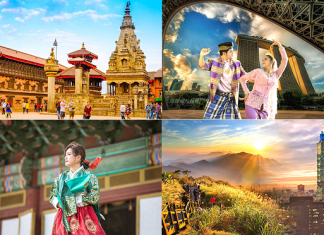 Du lịch mùa thu Châu Á cảnh sắc thiên nhiên đẹp ngỡ ngàng